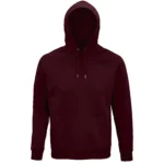 Bluza z kapturem z bawełny organicznej personalizowana haftem 3D