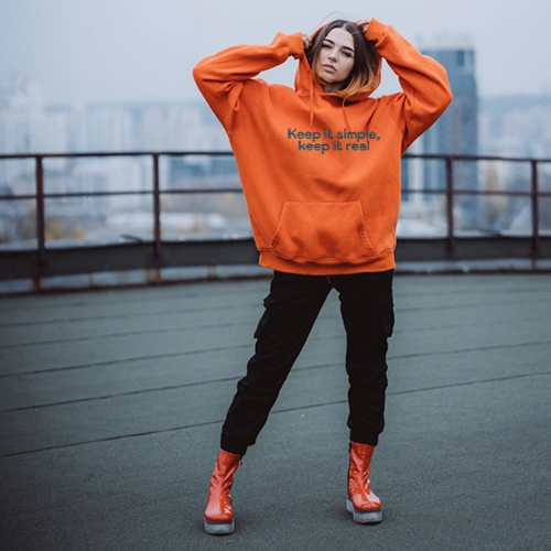 Bluza damska personalizowana Haft 3D PRINCOLO Bawełna organiczna