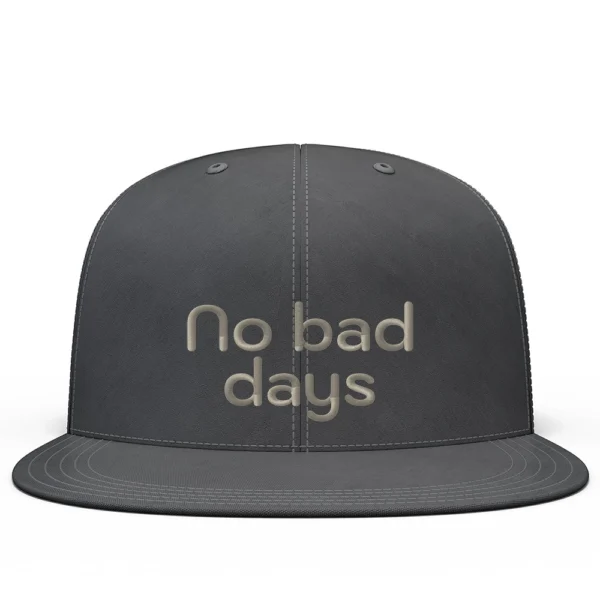 FX6089M_Dark Grey_SAMP Czapka Flexfit Snapback z haftem 3D personalizowana szara