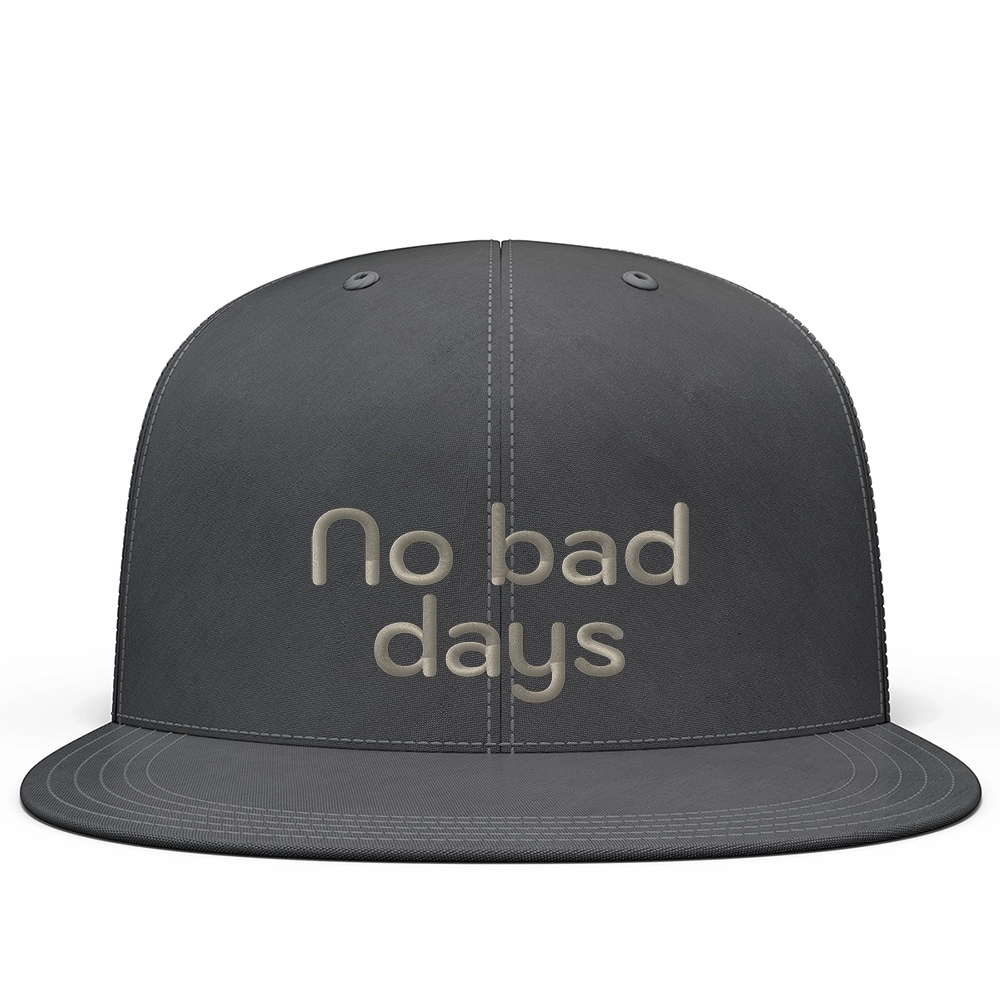 Czapka Flexfit Snapback z haftem 3D personalizowana szara