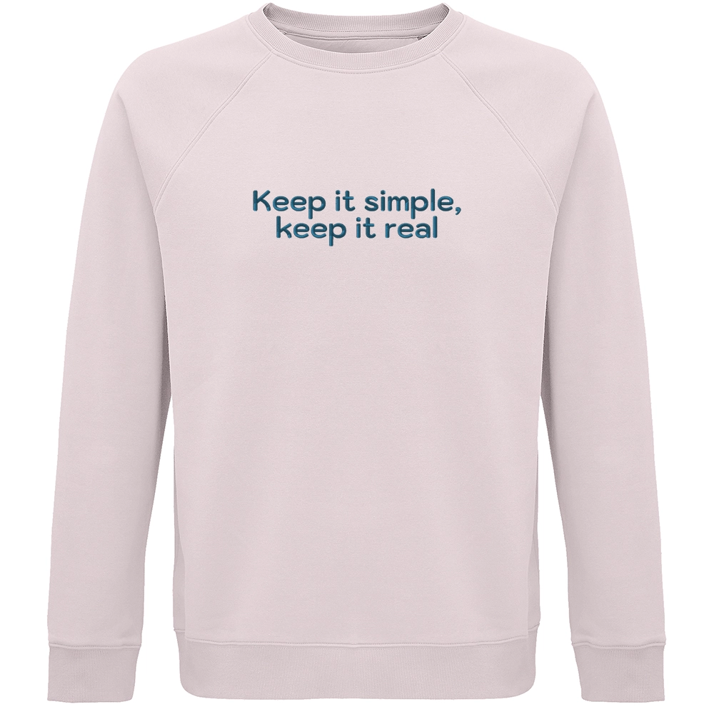 Bluza organiczna z haftem 3D