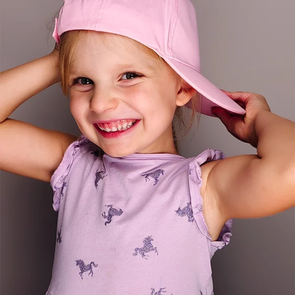 Czapka z daszkiem dla dzieci i dorosłych na lato Haft 3D