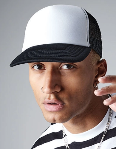 B645 Czapka Trucker z daszkiem na lato – Haft Imię Tekst